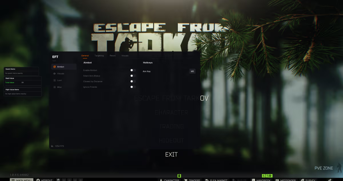 Kernaim Escape from Tarkov in-game screenshot