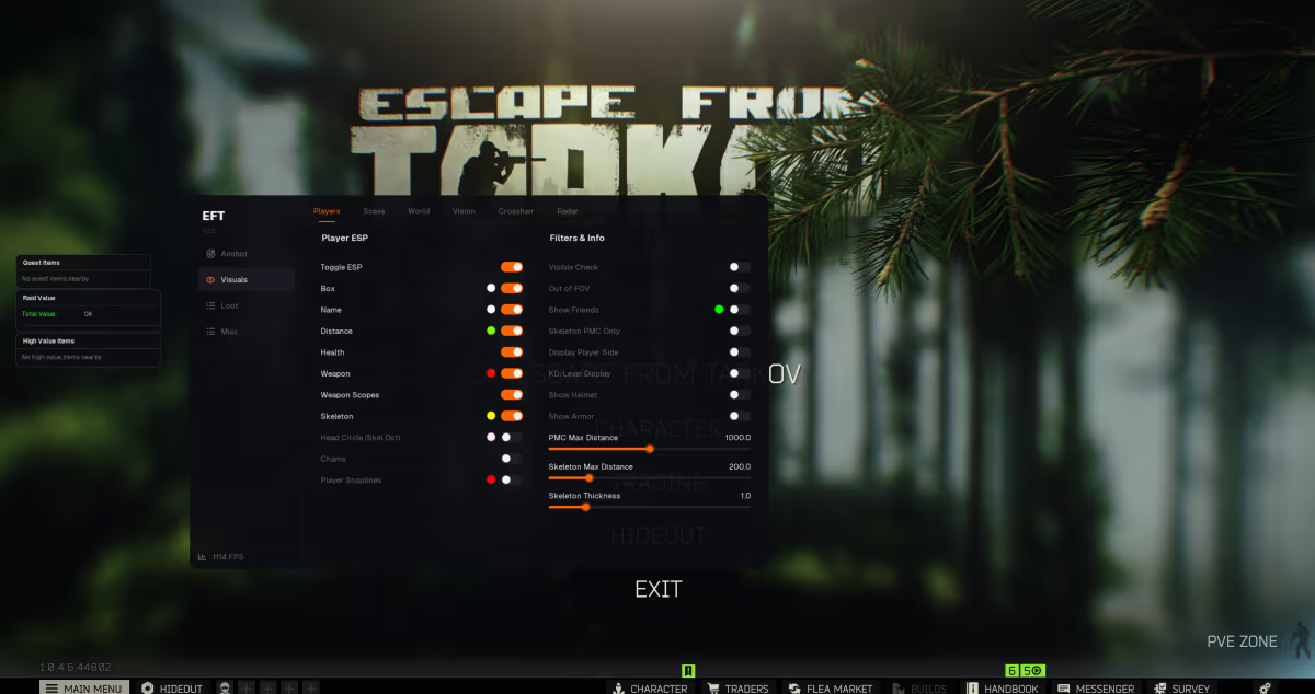 Kernaim Escape from Tarkov in-game screenshot