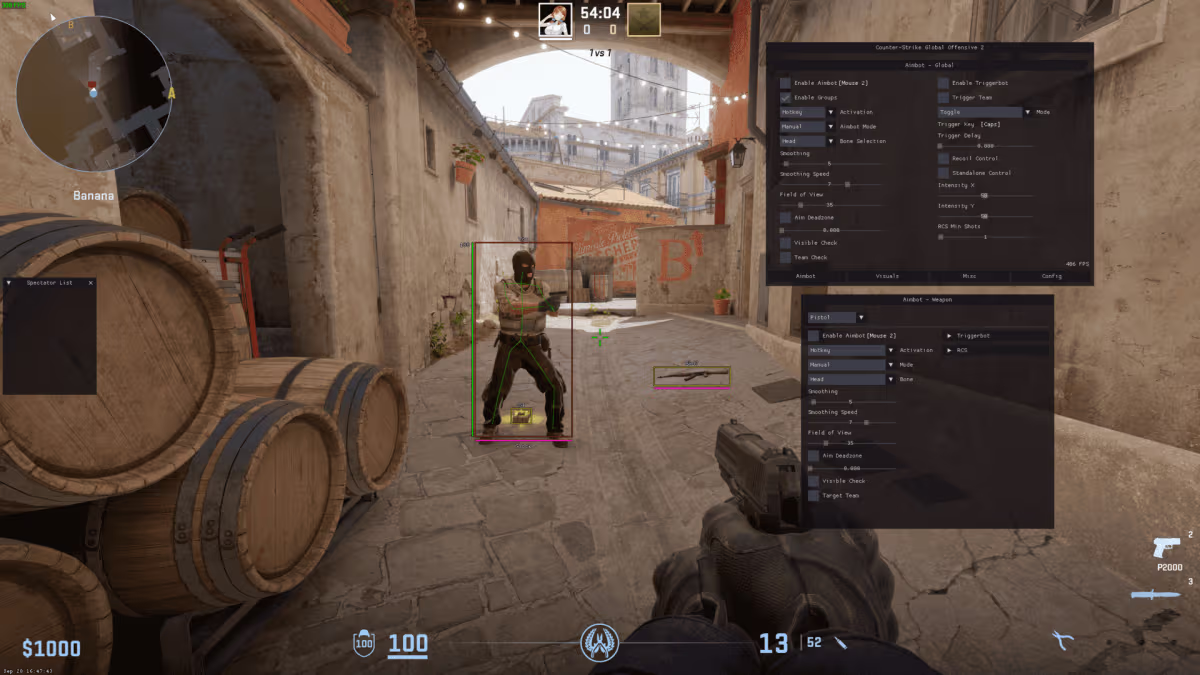 Kernaim CS2 in-game screenshot
